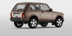 2 899 р. Бампер задний Urban Лада нива 4х4 2121 3 дв. 1-ый рестайлинг (2019-2021) (Неокрашенный, Без креплений)  с доставкой в г. Белгород. Увеличить фотографию 3