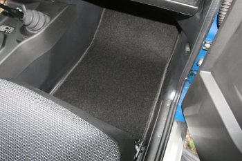 9 549 р. Текстильные коврики салона Klever Premium Лада нива 4х4 2121 3 дв. 1-ый рестайлинг (2019-2021) (Черные)  с доставкой в г. Белгород. Увеличить фотографию 3