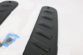 1 199 р. Накладки боковых воздухозаборников Тюн-Авто Лада нива 4х4 2121 3 дв. 1-ый рестайлинг (2019-2021) (Неокрашенные)  с доставкой в г. Белгород. Увеличить фотографию 3