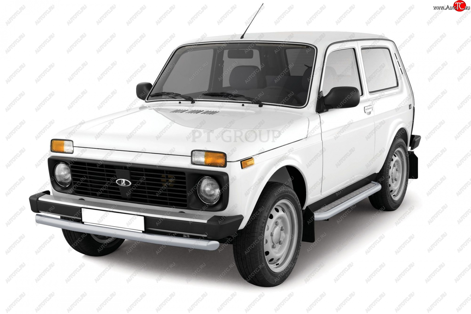 3 599 р. Защита переднего бампера (Ø63 мм) Petroil Tuning Лада нива 4х4 2121 3 дв. 1-ый рестайлинг (2019-2021) (Сталь с полимерным покрытием в цвет: серебристый Искра)  с доставкой в г. Белгород