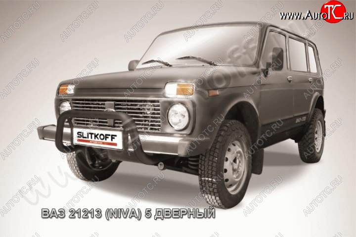 11 299 р. Кенгурятник d57 низкий  Лада нива 4х4 ( 2131,  2121-80) (1993-2019) 5 дв. дорестайлинг, ФОРА (Цвет: серебристый)  с доставкой в г. Белгород