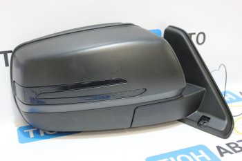 7 099 р. Боковые зеркала в стиле AMG Тюн-Авто (2 шт., электрорегулировка, анти-блик, подогрев) Лада нива 4х4 2121 Бронто 3 дв. 2-ой рестайлинг (2019-2025) (Черный текстурный пластик (шагрень), Неокрашенное)  с доставкой в г. Белгород. Увеличить фотографию 3