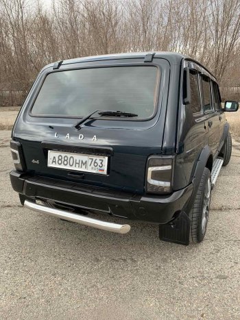2 899 р. Бампер задний Urban Лада нива 4х4 2121 3 дв. 1-ый рестайлинг (2019-2021) (Неокрашенный, Без креплений)  с доставкой в г. Белгород. Увеличить фотографию 5