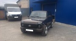 3 299 р. Дневные ходовые огни с поворотниками Тюн-Авто Classic Лада нива 4х4 2121 3 дв. 1-ый рестайлинг (2019-2021) (Поворотник в НИЖНЕЙ секции, светится равномерно)  с доставкой в г. Белгород. Увеличить фотографию 3