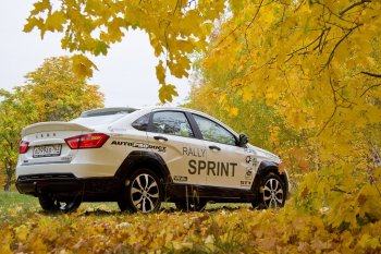 Комплект накладок на арки, порогм и молдингов Rally Sport Лада Веста Кросс SW 2181 универсал рестайлинг (2022-2025)
