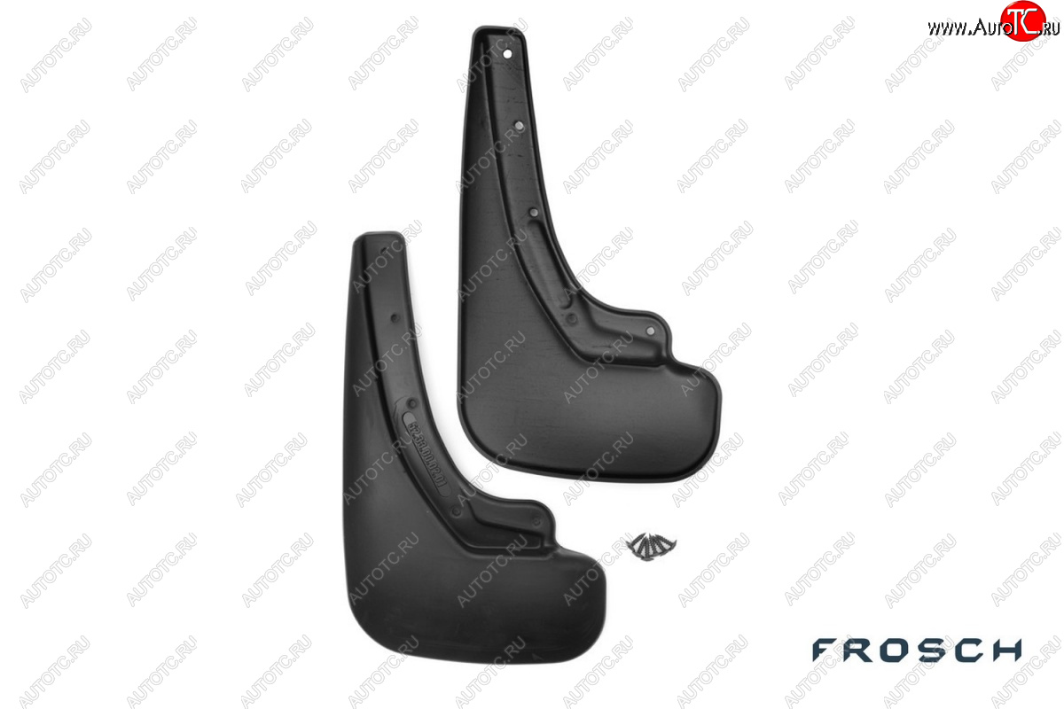 4 799 р. Брызговики Frosch (optimum, в коробке) Лада Веста 2180 седан дорестайлинг (2015-2023) (Задние)  с доставкой в г. Белгород