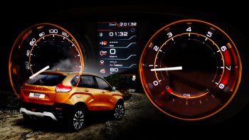 86 999 р. Комбинация приборов Ferrum GF 890 Cross Лада XRAY (2016-2022) (с щитком)  с доставкой в г. Белгород. Увеличить фотографию 3