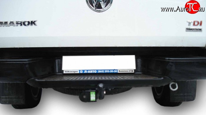 3 999 р. Фаркоп Лидер Плюс (до 1500 кг) Volkswagen Amarok дорестайлинг (2009-2016) (Без электропакета)  с доставкой в г. Белгород