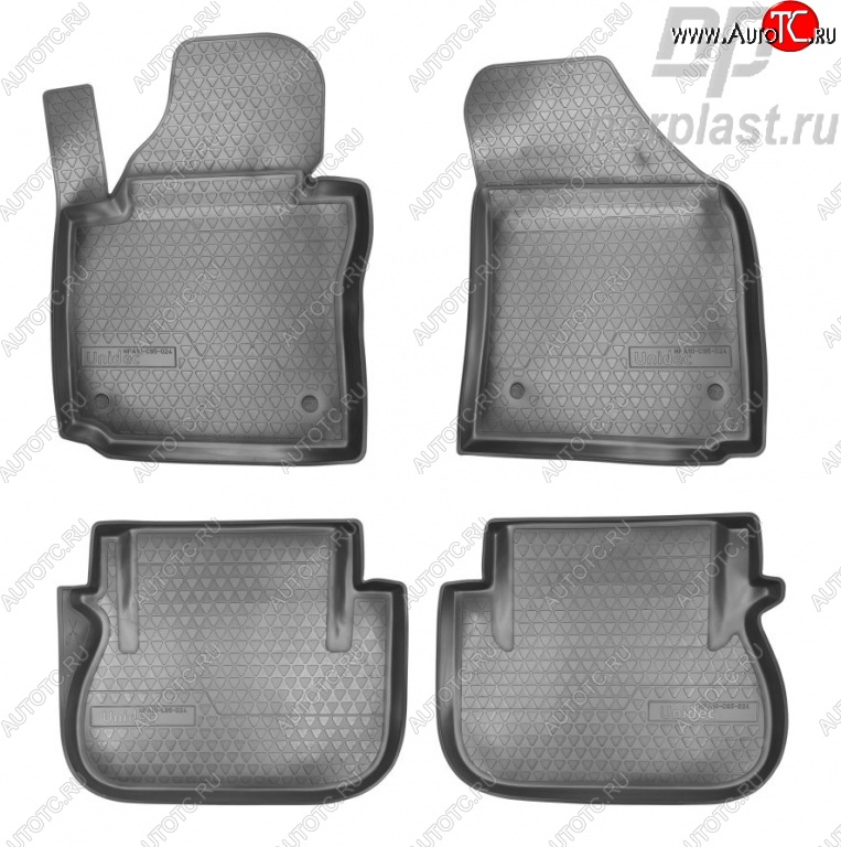2 389 р. Комплект ковриков в салон Norplast (2 сдвижные двери) Volkswagen Caddy 2K рестайлинг (2015-2020)  с доставкой в г. Белгород