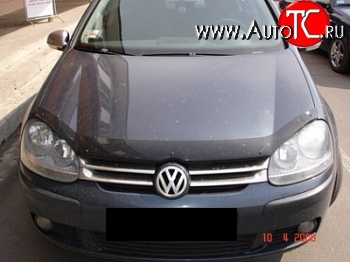 2 699 р. Дефлектор капота NovLine  Volkswagen Golf Plus  5 (2004-2009)  с доставкой в г. Белгород