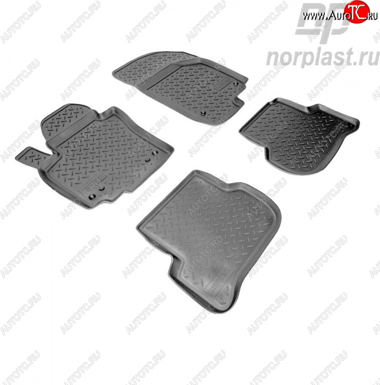 2 189 р. Комплект салонных ковриков Norplast Volkswagen Golf Plus 6 (2009-2014)  с доставкой в г. Белгород