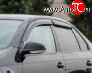 999 р. Комплект дефлекторов окон (ветровиков) 4 шт. (седан) Russtal Volkswagen Jetta A6 седан дорестайлинг (2011-2015)  с доставкой в г. Белгород