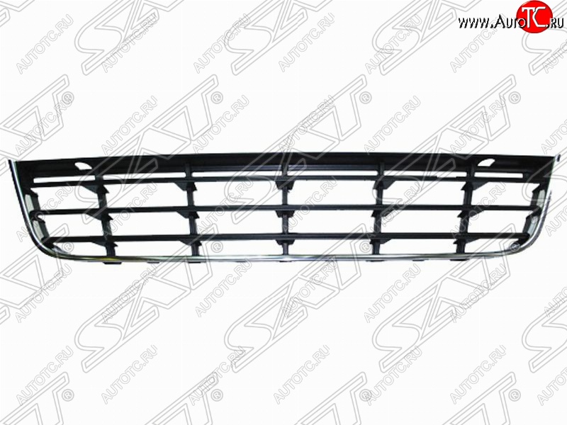 969 р. Решётка в передний бампер (с хром молдингом) SAT Volkswagen Passat B6 седан (2005-2011)  с доставкой в г. Белгород