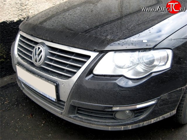 3 069 р. Дефлектор капота NovLine Volkswagen Passat B6 седан (2005-2011)  с доставкой в г. Белгород
