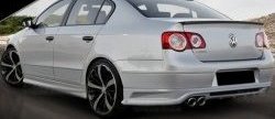 7 749 р. Пороги накладки CT Volkswagen Passat B6 седан (2005-2011) (Неокрашенные)  с доставкой в г. Белгород. Увеличить фотографию 2