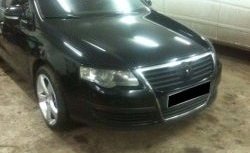 1 649 р. Реснички на фары CT v2 Volkswagen Passat B6 седан (2005-2011) (Неокрашенные)  с доставкой в г. Белгород. Увеличить фотографию 2
