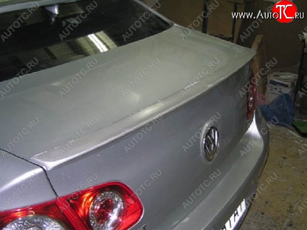 4 949 р. Лип спойлер Сабля Volkswagen Passat B6 седан (2005-2011) (Неокрашенный)  с доставкой в г. Белгород