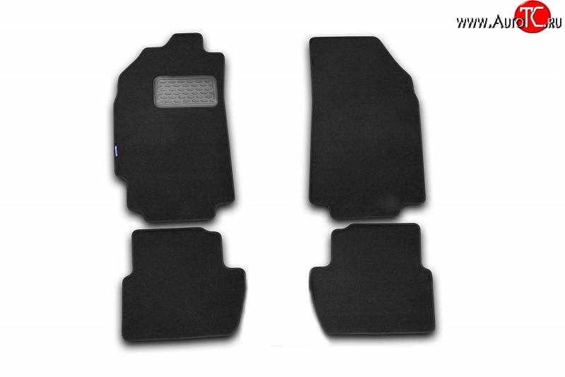 2 114 р. Коврики в салон Element 4 шт. (текстиль) Variant (универсал)  Volkswagen Passat  B7 (2010-2015) седан, универсал  с доставкой в г. Белгород