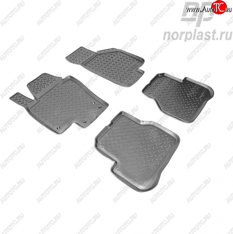 2 189 р. Комплект ковриков в салон Norplast Volkswagen Passat B7 седан (2010-2015)  с доставкой в г. Белгород