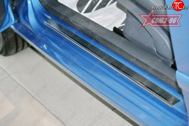 2 159 р. Накладки на внутренние пороги Souz-96  Volkswagen Polo  5 (2015-2020) хэтчбек рестайлинг  с доставкой в г. Белгород