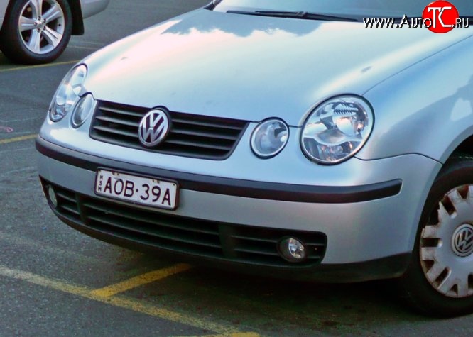 3 899 р. Передний бампер Стандартный Volkswagen Polo 9N1 хэтчбэк 5 дв. дорестайлинг (2001-2005) (Неокрашенный)  с доставкой в г. Белгород