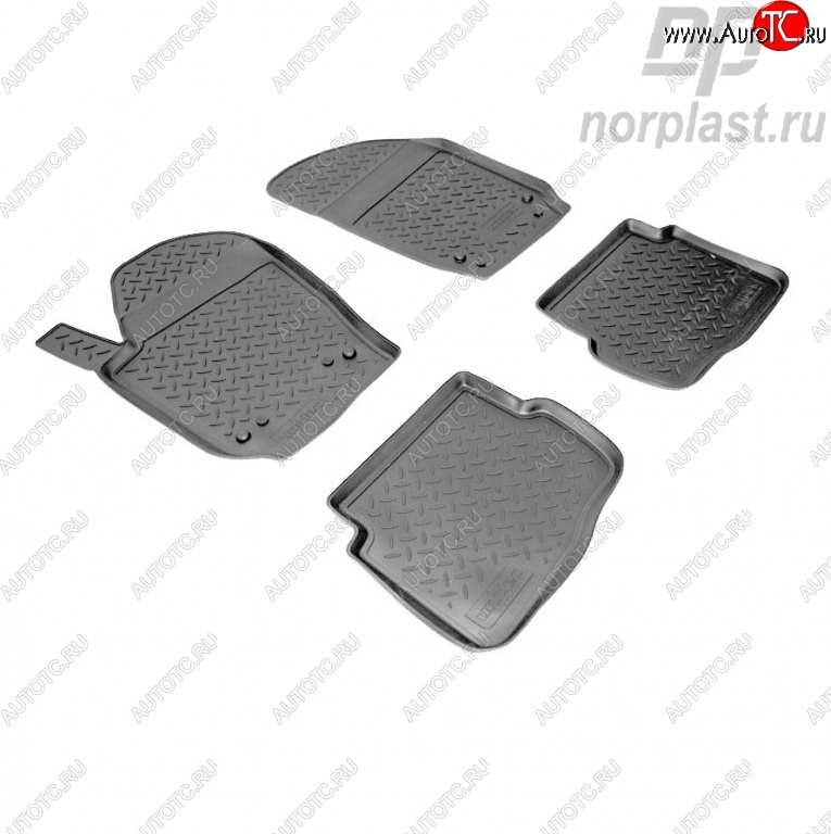 2 059 р. Комплект ковриков в салон Norplast Volkswagen Polo 9N1 хэтчбэк 5 дв. дорестайлинг (2001-2005)  с доставкой в г. Белгород