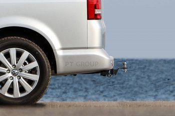 12 699 р. Фаркоп PT GROUP /съемный квадрат/ VOLKSWAGEN Transporter 2003-/ Multivan 2003-/ Caravelle 2003- Volkswagen Caravelle T6 дорестайлинг (2015-2019)  с доставкой в г. Белгород. Увеличить фотографию 2