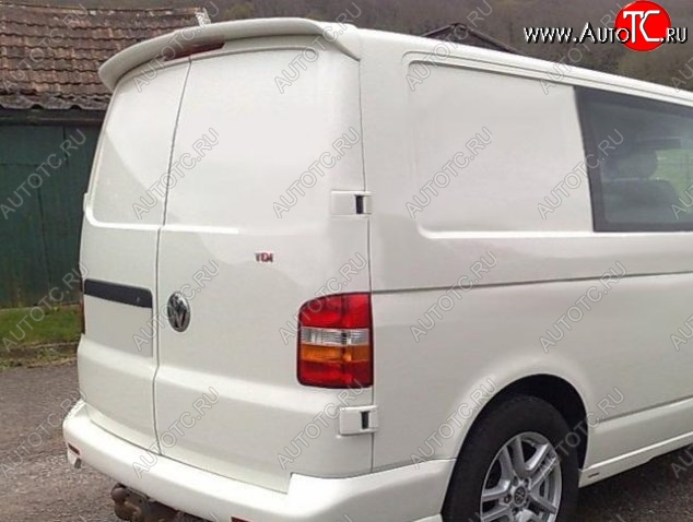 6 249 р. Лип спойлер Распашонка Volkswagen Transporter T5 дорестайлинг (2003-2009) (Неокрашенный)  с доставкой в г. Белгород