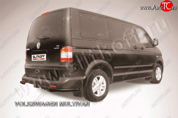 5 749 р. Уголки d57 Volkswagen Transporter T5 дорестайлинг (2003-2009) (Цвет: серебристый)  с доставкой в г. Белгород
