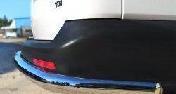 16 999 р. Защита заднего бампера (Ø63 мм, нержавейка) SLITKOFF Volkswagen Transporter T5 рестайлинг (2009-2015)  с доставкой в г. Белгород. Увеличить фотографию 3