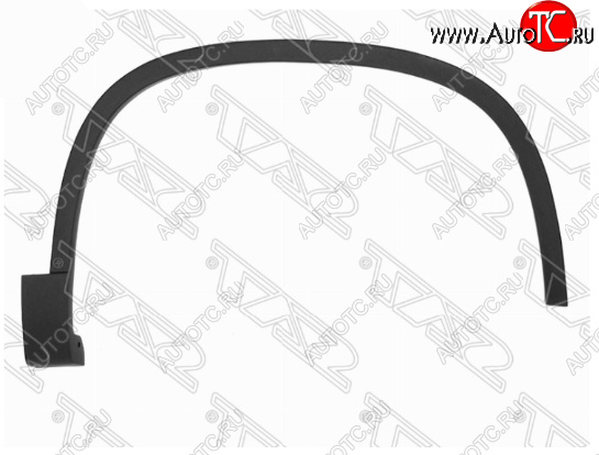 1 069 р. Правый молдинг арки крыла SAT (передний) Volkswagen Tiguan NF дорестайлинг (2006-2011)  с доставкой в г. Белгород