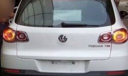 4 749 р. Накладки на фонари СТ Volkswagen Tiguan NF рестайлинг (2011-2017) (Неокрашенные)  с доставкой в г. Белгород. Увеличить фотографию 2