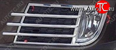 4 199 р. Накладки противотуманных фар и воздуховодов (рестайлинг) СТ Volkswagen Tiguan NF рестайлинг (2011-2017)  с доставкой в г. Белгород