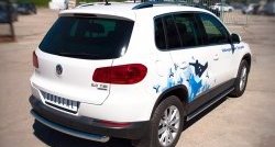16 699 р. Одинарная защита заднего бампера из трубы диаметром 63 мм (Sport & Style) SLITKOFF Volkswagen Tiguan NF рестайлинг (2011-2017)  с доставкой в г. Белгород. Увеличить фотографию 4