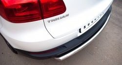 16 699 р. Одинарная защита заднего бампера из трубы диаметром 63 мм (Track & Field) SLITKOFF Volkswagen Tiguan NF рестайлинг (2011-2017)  с доставкой в г. Белгород. Увеличить фотографию 3