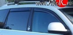 Комплект дефлекторов окон (ветровиков) 4 шт. Russtal Volkswagen Touareg 1 GP рестайлинг (2006-2010)