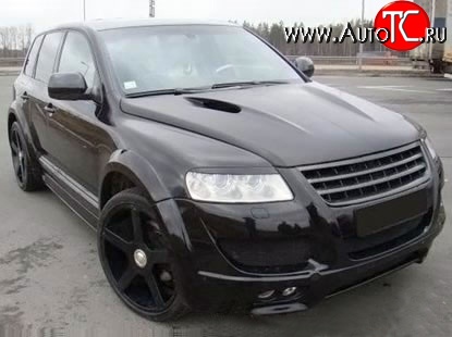 37 849 р. Пластиковый капот Techart Magnum Style 7L Volkswagen Touareg 1 GP дорестайлинг (2002-2007) (Неокрашенный)  с доставкой в г. Белгород