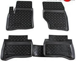 Комплект ковриков в салон Aileron 4 шт. (полиуретан) Volkswagen Touareg 1 GP дорестайлинг (2002-2007)
