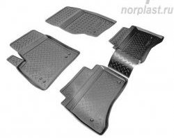 2 599 р. Комплект салонных ковриков Norplast Volkswagen Touareg 1 GP рестайлинг (2006-2010)  с доставкой в г. Белгород. Увеличить фотографию 2