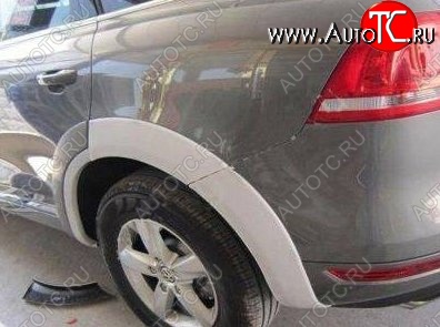 46 999 р. Накладки на колёсные арки CT Volkswagen Touareg 2 NF дорестайлинг (2010-2014) (Неокрашенные)  с доставкой в г. Белгород