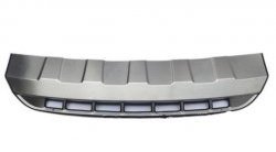 22 699 р. Накладка на передний бампер CT v2 Volkswagen Touareg 2 NF дорестайлинг (2010-2014) (Неокрашенная)  с доставкой в г. Белгород. Увеличить фотографию 3