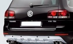 Накладка на задний бампер King Kong Volkswagen Touareg 2 NF дорестайлинг (2010-2014)