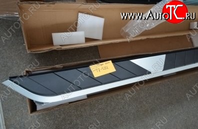 11 399 р. Пороги CT v2 Volkswagen Touareg 2 NF дорестайлинг (2010-2014)  с доставкой в г. Белгород