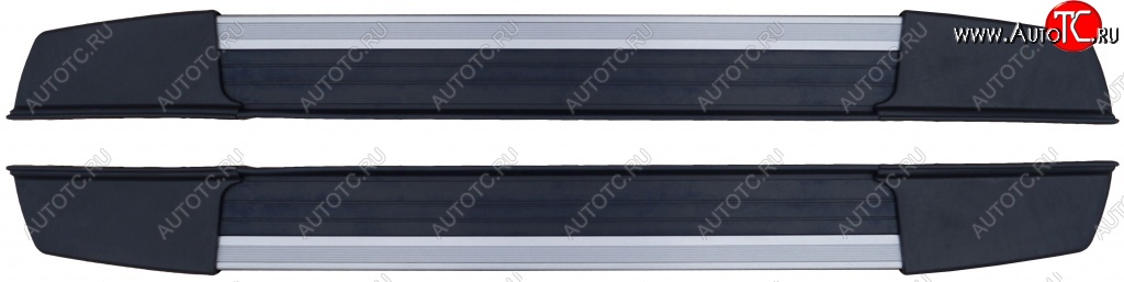 13 049 р. Алюминиевые порожки для ног Элеганс Volkswagen Touareg 2 NF дорестайлинг (2010-2014)  с доставкой в г. Белгород