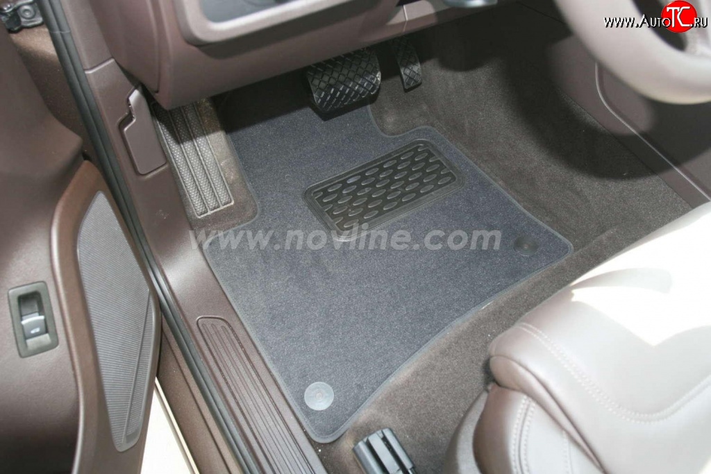 4 649 р. Комплект ковриков в салон Element 4 шт. (текстиль) Volkswagen Touareg 2 NF дорестайлинг (2010-2014)  с доставкой в г. Белгород