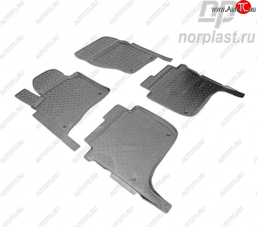 2 599 р. Комплект салонных ковриков Norplast Volkswagen Touareg 2 NF дорестайлинг (2010-2014)  с доставкой в г. Белгород