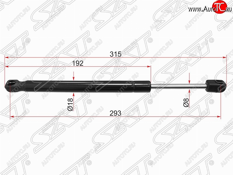 399 р. Газовый упор капота SAT  Volvo S60  FS седан - V60  с доставкой в г. Белгород