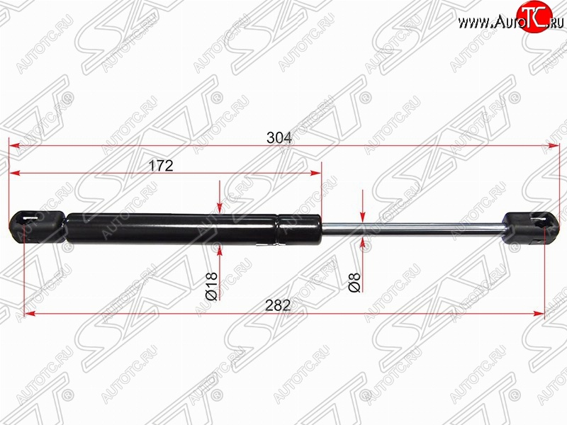 599 р. Газовый упор капота SAT  Volvo S80  AS60 седан - XC70  с доставкой в г. Белгород
