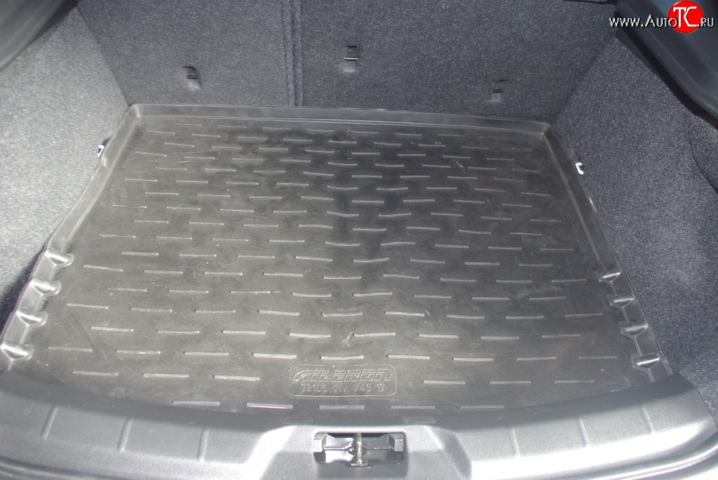 1 599 р. Коврик в багажник Aileron (полиуретан) Volvo V40 Cross Country хэтчбэк дорестайлинг (2012-2016)  с доставкой в г. Белгород
