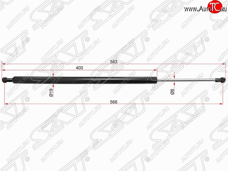 749 р. Газовый упор крышки багажника SAT Volvo XC60 (2017-2022)  с доставкой в г. Белгород